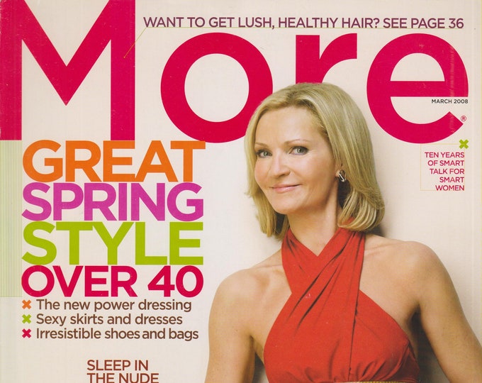 More March 2008 Joan Allen Fabulous at 51  (Magazine: Women's,  Self-Help)