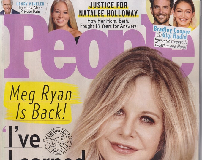People November 6, 2023 Meg Ryan, Bradley Cooper & Gigi Hadid (Magazine:  Celebrity, Gossip)