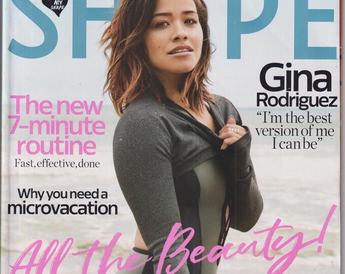 Shape October 2017 Gina Rodriguez, All The Beauty  (Magazine: Health & Fitness)