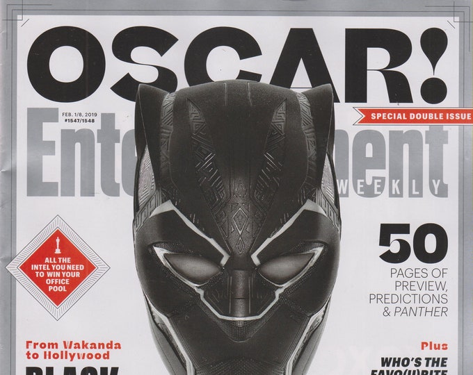Entertainment Weekly February 1/8, 2019 Oscar! From Wakanda to Hollywood Black Panther (Magazine: Entertainment)