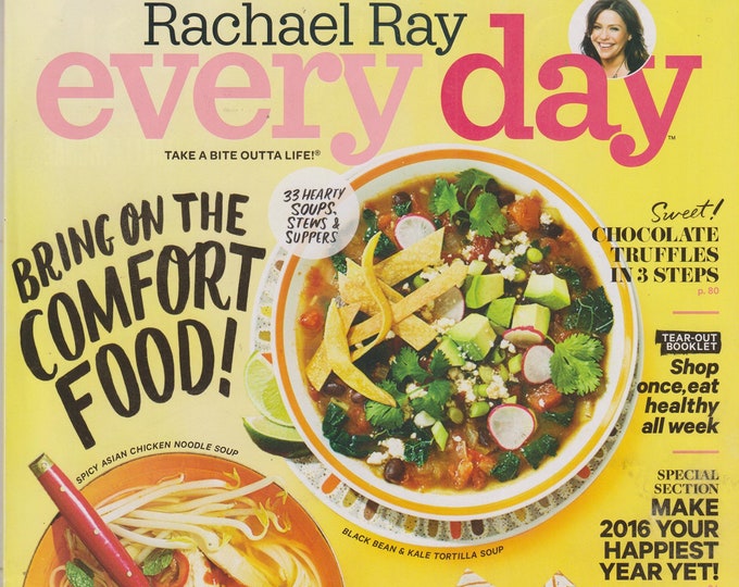 Every Day with Rachael Ray January/February 2016 - Bring On The Comfort Food (Magazine: Cooking, Lifestyle)