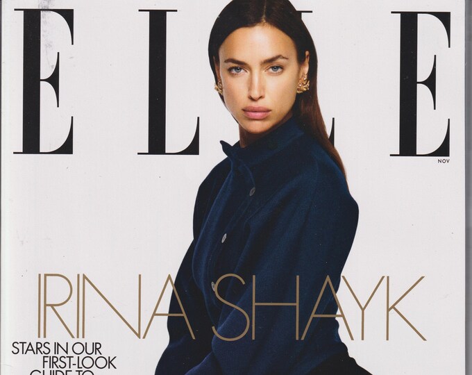 Elle November 2023 Irina Shayk (Magazine: Fashion)