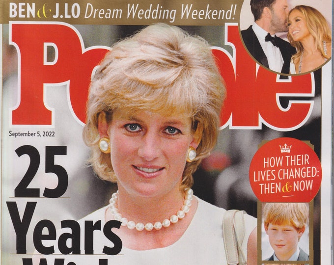 People September 5, 2022 25 Years Without Princess Diana (Magazine: Celebrity)