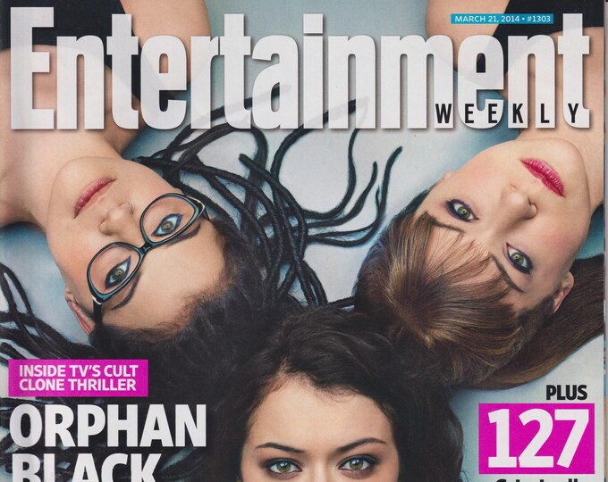 Entertainment Weekly March 21, 2014 Tatiana Maslany Orphan Black  (Magazine: Movies, Music, TV)