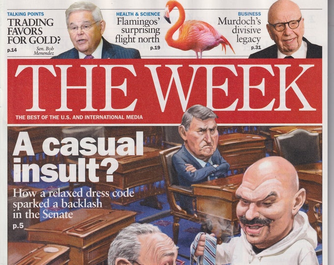 The Week October 6, 2023 US Senate Dress Code Backlash, Sen. Menendez, Flamingos  (Magazine: Current Events, News)