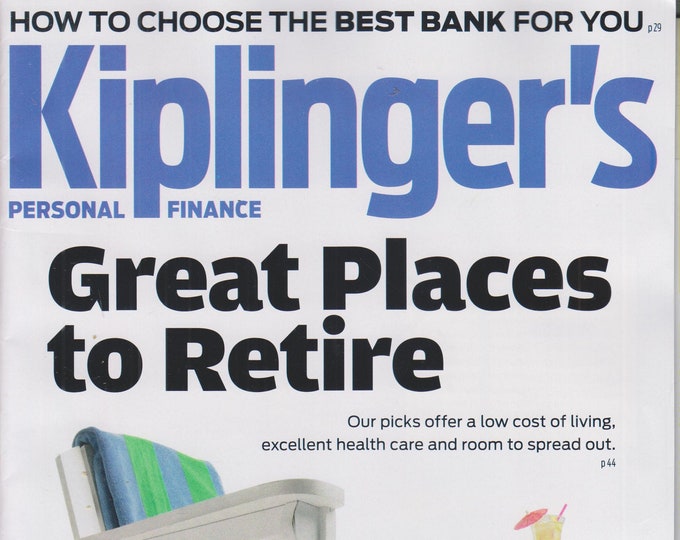 Kiplinger's August 2020 Great Places to Retire    (Magazine: Personal Finance)