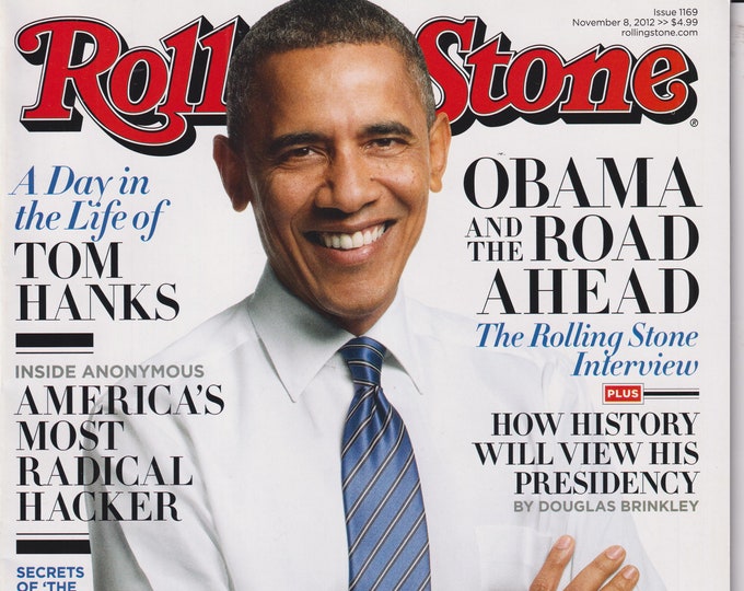 Rolling Stone November 8, 2012 Obama and the Road Ahead (Magazine: Music, Commentary)