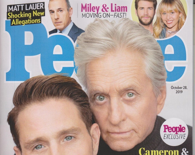 People October 28, 2019 Cameron & Michael Douglas A Son's Addiction, A Father's Love (Magazines: Celebrities)