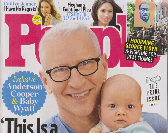 People June 22, 2020 Anderson Cooper & Baby Wyatt - This is a Dream Come True  (Magazine, Celebrities)