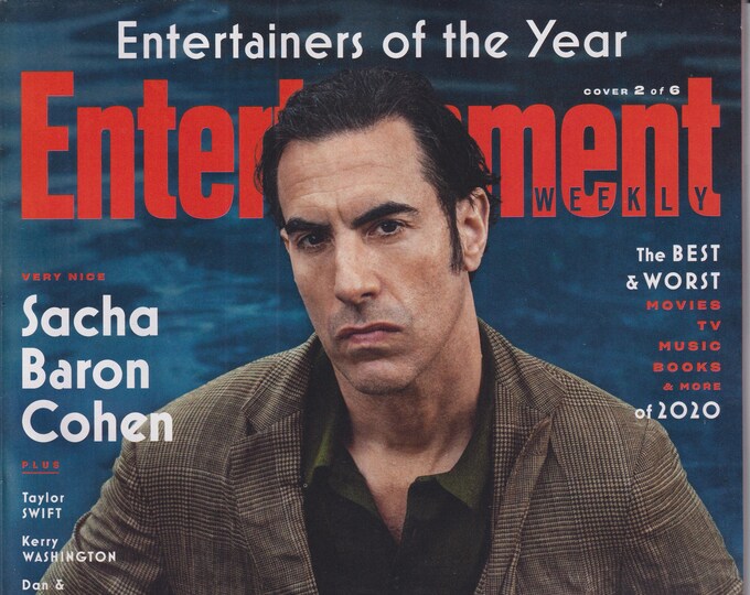 Entertainment Weekly January 2021 Sacha Baron Cohen - Entertainers of the Year (Magazine: Movies, Music, TV, Celebrities)