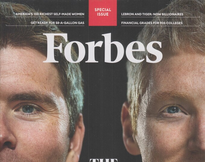 Forbes June July 2022 The Gathering Storm Billionaire Brothers John and Patrick Collison  (Magazine: Business)