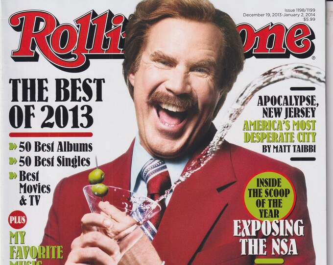 Rolling Stone December 12, 2013 - January 2, 2014 Ron Burgundy Uncensored  (Magazine: Music, Commentary)