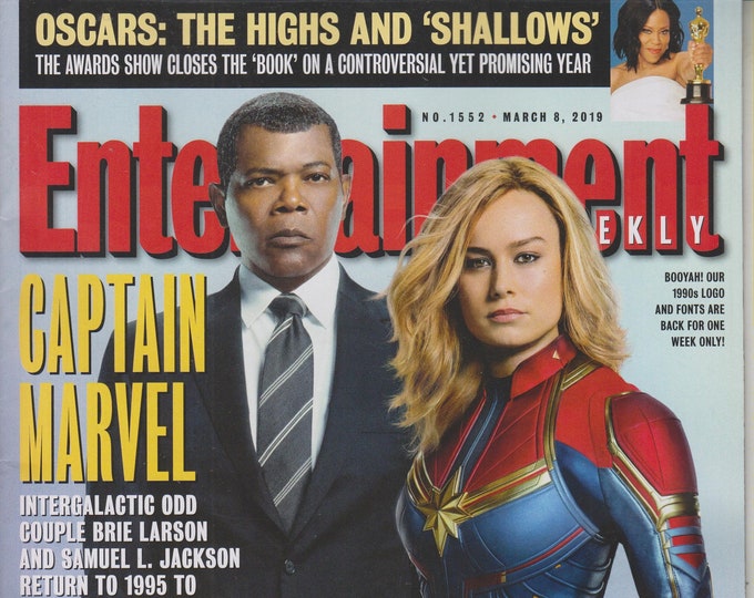 Entertainment Weekly March 8, 2019 Captain Marvel - Samuel L Jackson and Brie Larson (Magazine: Entertainment)