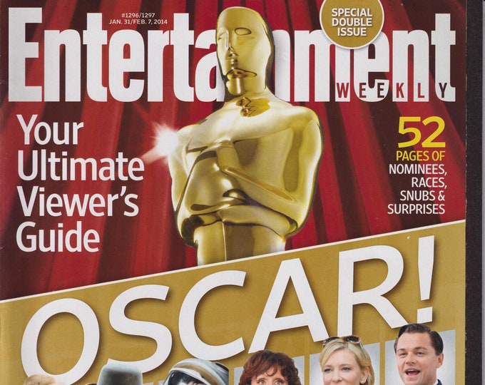 Entertainment Weekly January 31/February 7, 2014 Oscar! - Your Ultimate Guide  (Magazine: Movies, Music, TV)