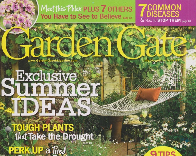 Garden Gate July August 2008 Exclusive Summer Ideas (Magazine: Gardening)