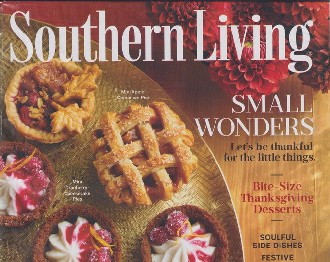 Southern Living November 2020 Small Wonders - Let's Be Thankful For The Little Things  (Magazine: Home & Garden)