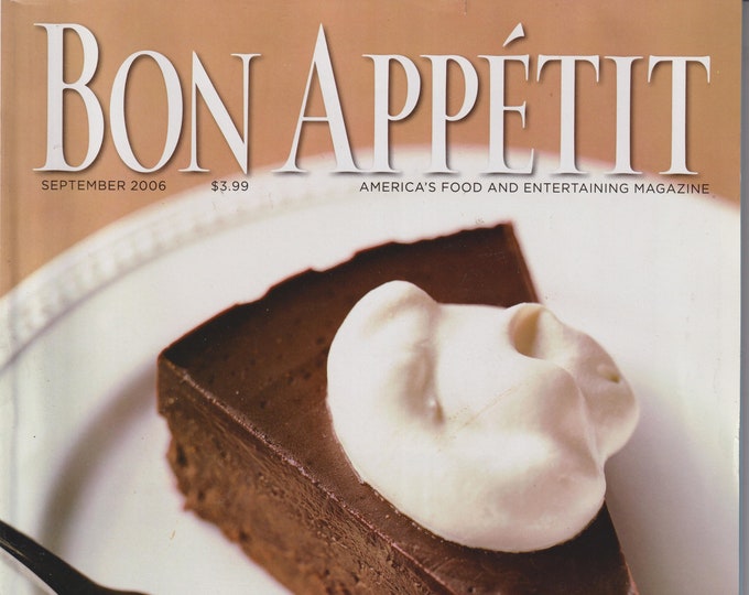 Bon Appetit September 2006 The Restaurant Issue  (Magazine:Cooking Recipes)