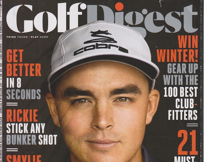 Golf Digest December 2016 January 2017 Rickie Fowler Stick Any Bunker Shot (Magazine: Golf)