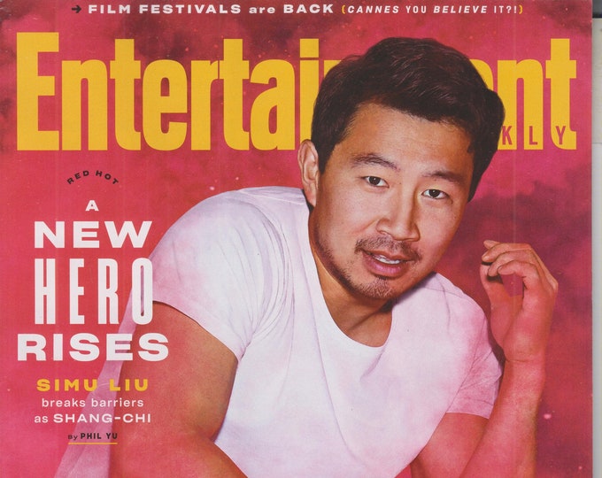 Entertainment Weekly August 2021 Simu Liu - A New Hero Arises (Magazine: Movies, TV, Celebrities)