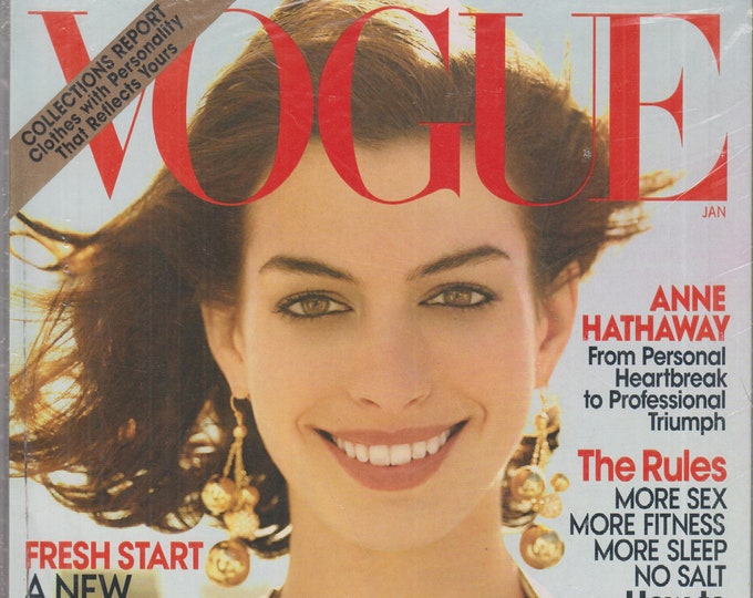 Vogue January 2009 Anne Hathaway - Change! Yes, You Can (Magazine: Fashion)