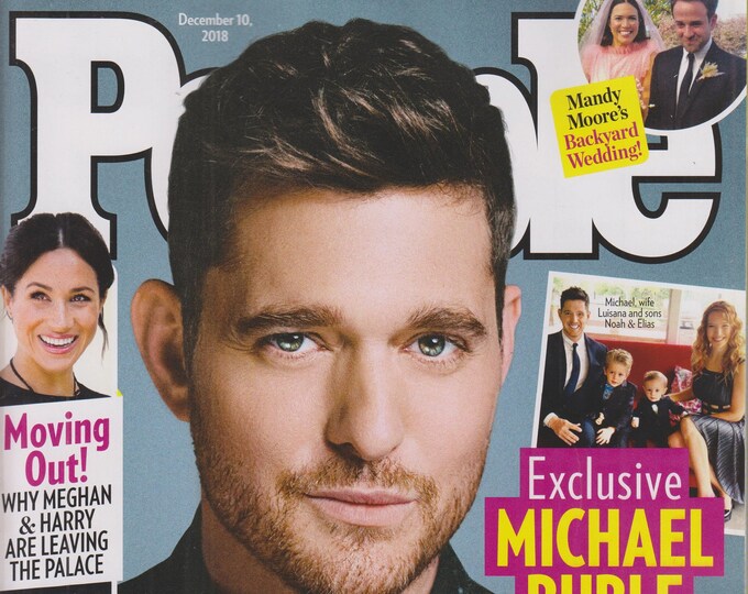 People December 10, 2018 Michael Buble 'Our Prayers, Were Answered'  (Magazine: Celebrities)