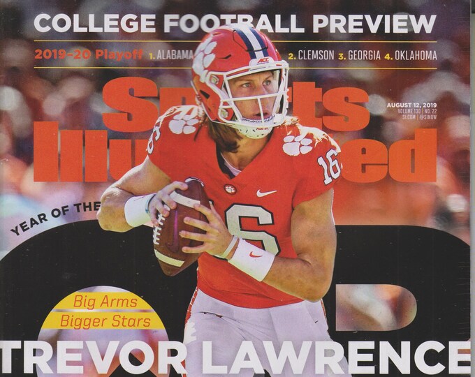 Sports Illustrated August 12, 2019 Trevor Lawrence - College Football Preview   (Magazine: Sports)