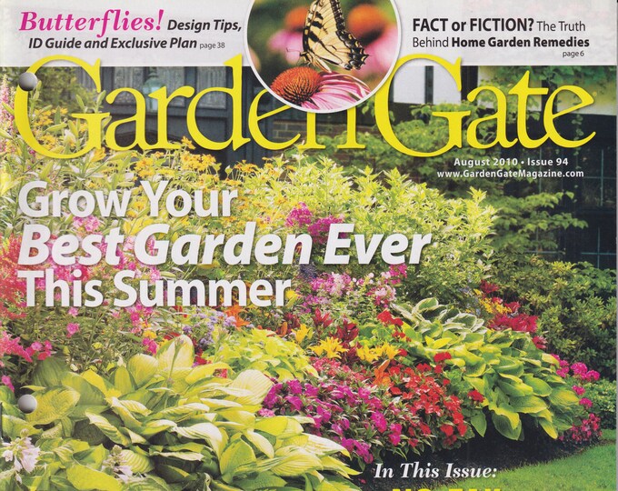 Garden Gate August 2010 Grow Your Best Garden Ever This Summer  (Magazine: Gardening)