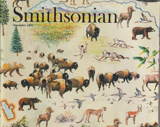 Smithsonian November 1991 1492 The Way Things Were, Thomas Easkins, Cookbooks, Shakespeare  (Magazine: History, General Interest)