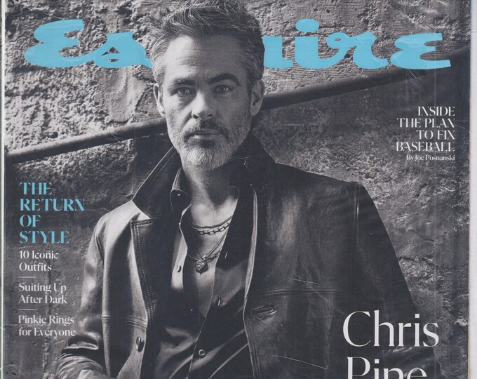 Esquire March 2023 Chris Pine Rises Above It All (Magazine: Men's, General Interest)