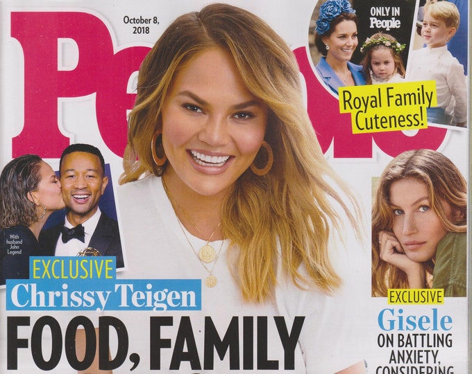 People October 8, 2018 Chrissy Teigen - Food, Family and Being Fearless!