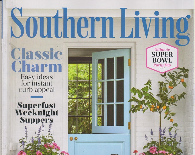 Southern Living February 2019 Classic Charm (Magazine, Home & Garden)