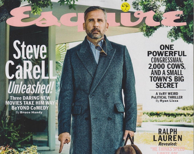 Esquire November  2018 Steve Carell Unleashed!