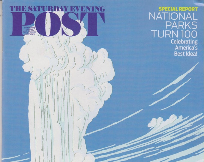 The Saturday Evening Post March/April 2016 National Parks Turns 100 (Magazine, Americana)