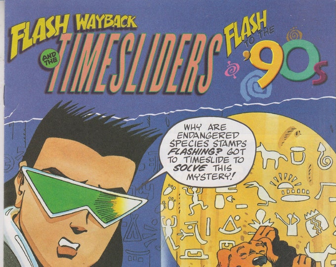 Flash Wayback and the Timesliders Flash to the '90s (Magazine: Children's,  Activity, 1990's)  1999