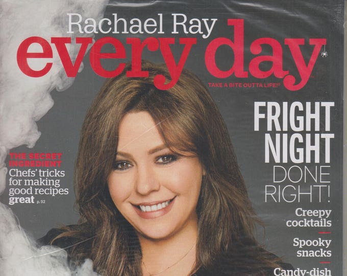 Rachael Ray Every Day October 2017 Fright Night Done Right! (Magazine: Cooking, Lifestyle)