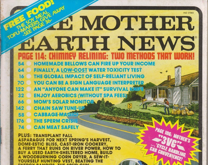 The Mother Earth News September/October 1983 Chimney Relining; Homemade Bellows  (Magazine: Sustainable Living)