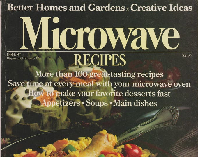 Microwave Recipes 1986/87 - More than 100 great tasting recipes (Magazine: Cooking, Recipes)