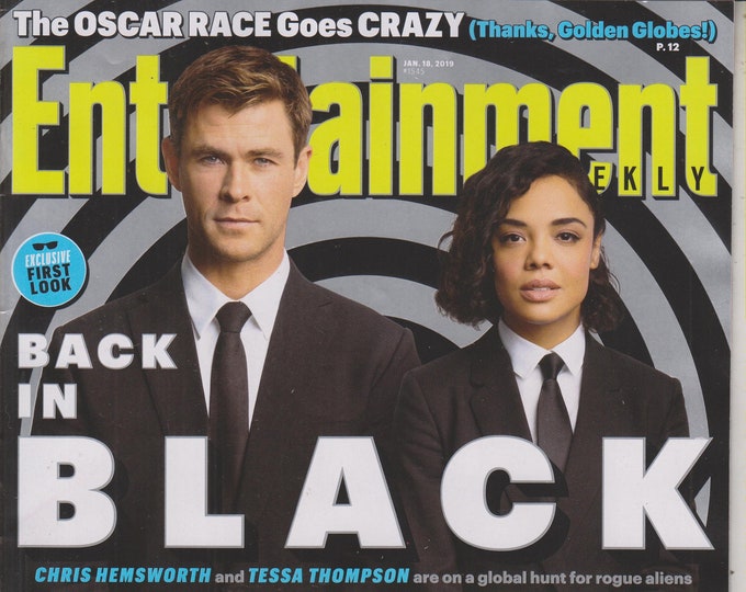 Entertainment Weekly January 18, 2019 Chris Hemsworth And Tessa Thomspon Men in Black (Magazine, Entertainment)