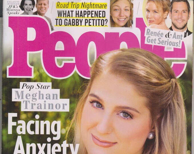 People October 4, 2021 Meghan Trainor Facing Anxiety & Finding Strength (Magazine: Celebrity, General Interest)