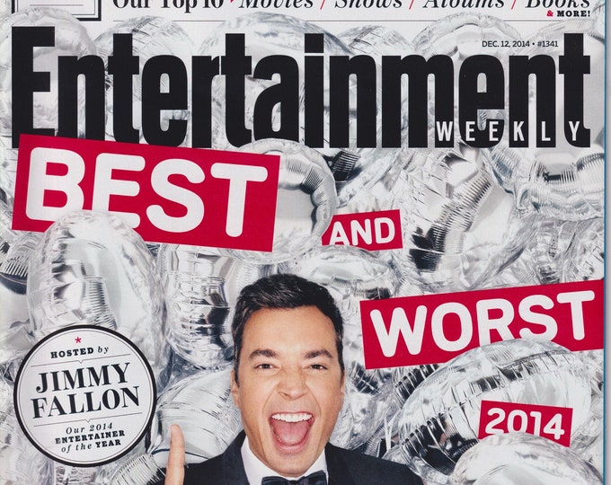 Entertainment Weekly December 12, 2014 Jimmy Fallon - The Best and Worst of 2014 (Magazine: Movies, Music, TV, Celebrities)