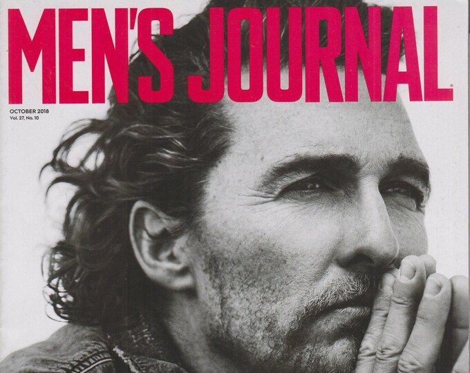 Men's Journal October 2018 Matthew McConaughey  (Magazine: Men's)