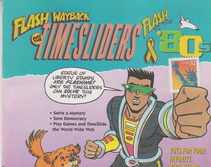 Flash Wayback and the Timesliders Flash to the '80s (Magazine: Children's,  Activity, 1980's)  1998