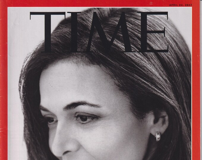 Time April 24, 2017 Let's Talk About Grief - Sheryl Sandberg (Magazine: News, Current Events)