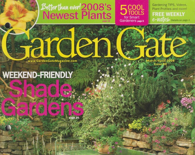 Garden Gate March April 2008 Weekend Friendly Shade Gardens  (Magazine: Gardening)