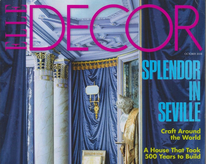 Elle Decor October 2018 Splendor in Seville