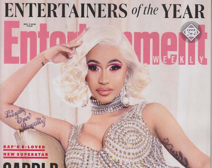 Entertainment Weekly December 7, 2018 Rap's B-Loved New Superstar Cardi B - Entertainers of the Year (Magazine: Entertainment)