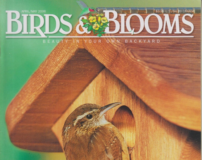 Birds & Blooms April/May 2006 Song Sparrow (Magazine: Birds, Garden)