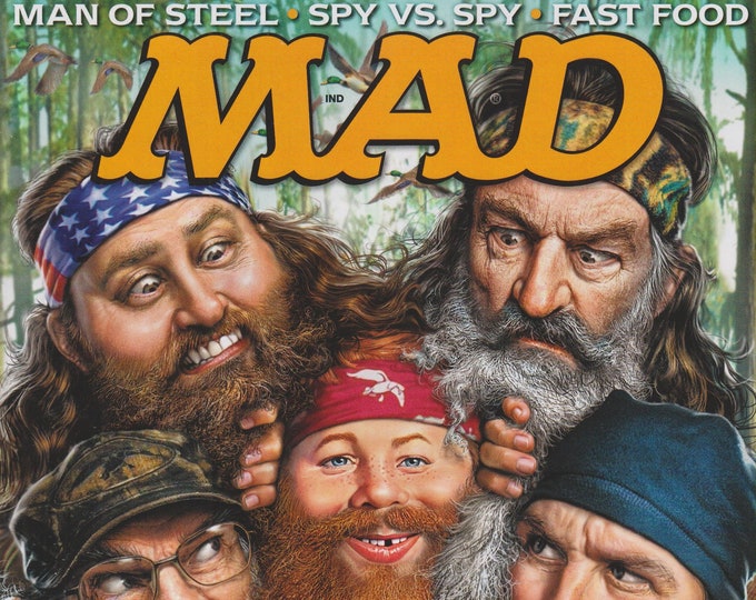 Mad Magazine #524 December 2013 We Quack Wise on... Duck Dynasty, Man of Steel, Spy vs Spy, Fast Food (Magazine: Humor, Comic, Satire)