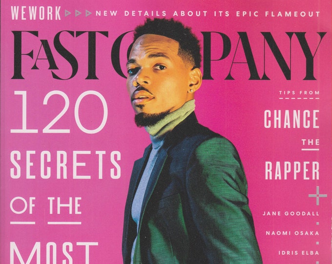 Fast Company Winter 2019/2020 Chance The Rapper - 120 Secrets of the Most Productive People (Magazine, Business)