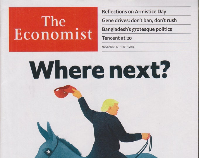 The Economist November 10th - 16th 2018 Trump - Where next?  (Magazine: Finance, Economy)